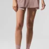 Flip It Mini Skort - Taupe