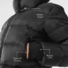Foxy Puffer Jacket - Black
