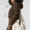 Foxy Puffer Jacket - Espresso