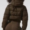 Foxy Puffer Jacket - Espresso