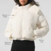 Foxy Puffer Jacket - Ivory