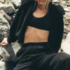 Foxy Sherpa Jacket - Black