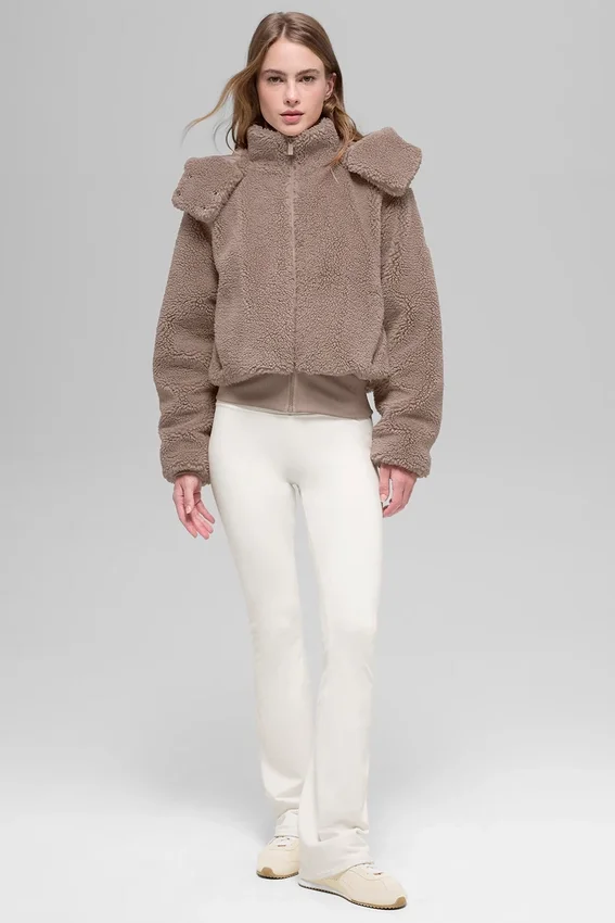 Foxy Sherpa Jacket - Chai Latte