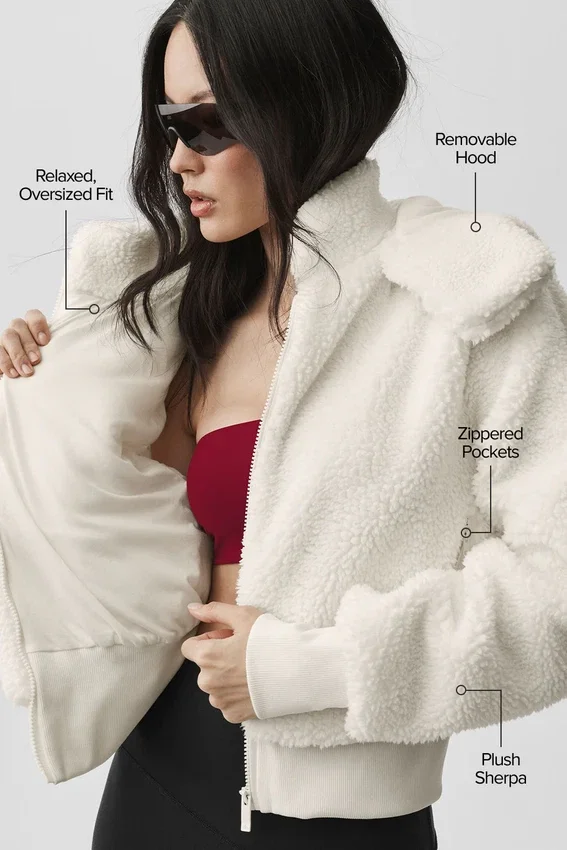 Foxy Sherpa Jacket - Ivory