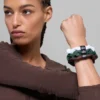 Fresh Mini Scrunchie 3-Pack - Brownstone/White/Clover Green