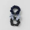 Fresh Mini Scrunchie 3-Pack - Winter Frost/Navy/Anthracite