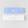 Glow Sweatband (2-Pack) - Light Provence Blue/White