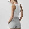 Goddess Ribbed Go-To Tank - White