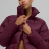 Gold Rush Puffer - Burgundy