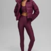 Gold Rush Puffer - Burgundy