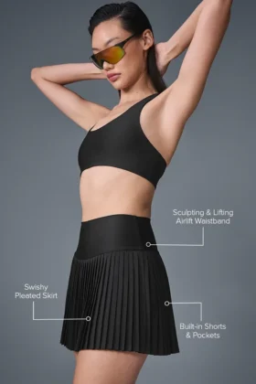 Grand Slam Tennis Skirt – Black
