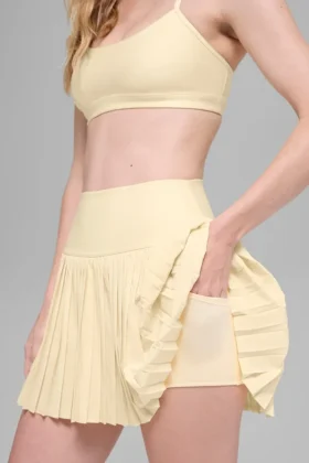 Grand Slam Tennis Skirt – Candlelight Yellow