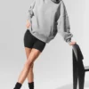 Hazy Mock Neck Pullover - Dark Athletic Heather Grey