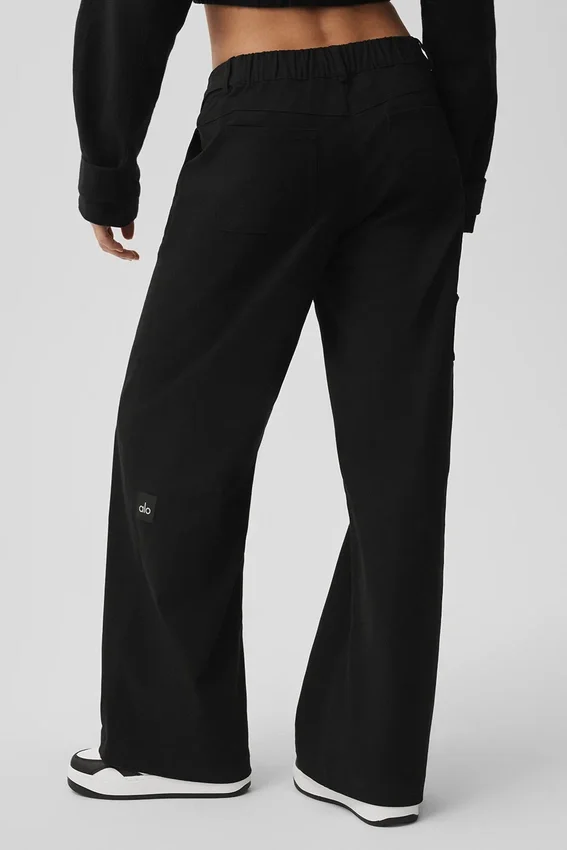 High Road Straight Leg Pant - Black