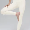 High-Waist Airbrush Legging - Ivory