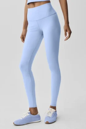 High-Waist Airbrush Legging – Light Provence Blue