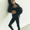 High-Waist Airlift Legging - Black