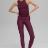 High-Waist Airlift Legging - Burgundy