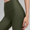High-Waist Airlift Legging - Green Olive