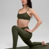 High-Waist Airlift Legging - Green Olive