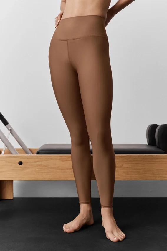 High-Waist Airlift Legging - Sun Kissed Brown