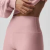 High-Waist Airlift Legging - Vintage Pink