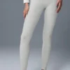 High-Waist Alosoft Lounge Legging - Athletic Heather Grey