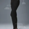 High-Waist Alosoft Lounge Legging - Black