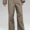 High-Waist Main Character Wide Leg Trouser - Light Cocoa