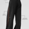 High-Waist Origin Wide Leg Track Pant - Black