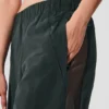 High-Waist Origin Wide Leg Track Pant - Charcoal Green
