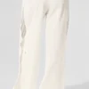 High-Waist Origin Wide Leg Track Pant - Ivory
