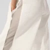 High-Waist Origin Wide Leg Track Pant - Ivory