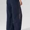 High-Waist Origin Wide Leg Track Pant - Navy/Black