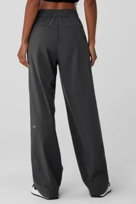 High-Waist Pursuit Trouser – Anthracite