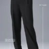High-Waist Pursuit Trouser (Long) - Black