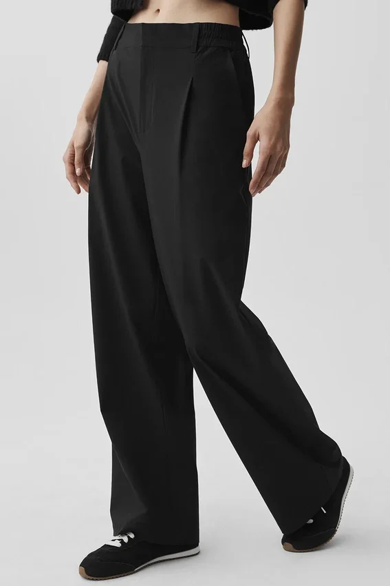 High-Waist Pursuit Trouser (Regular) - Black