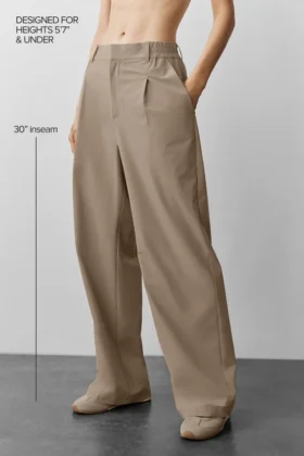 High-Waist Pursuit Trouser (Regular) – Gravel
