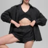 High-Waist Socialite Short - Black
