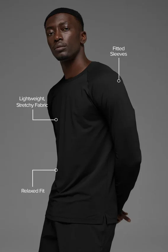 Idol Crewneck Long Sleeve - Black