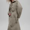 Journey Trench Coat - Light Cocoa
