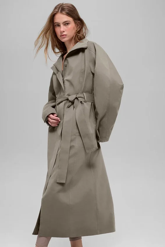 Journey Trench Coat - Light Cocoa
