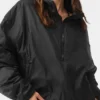 Latitude Light Weight 1/2 Zip Pullover Jacket - Black