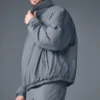 Latitude Light Weight 1/2 Zip Pullover Jacket - Steel Grey
