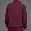 Light Weight Takeaway Track Pullover - Burgundy