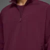 Light Weight Takeaway Track Pullover - Burgundy