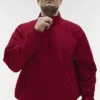 Light Weight Takeaway Track Pullover - Garnet