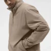 Light Weight Takeaway Track Pullover - Gravel