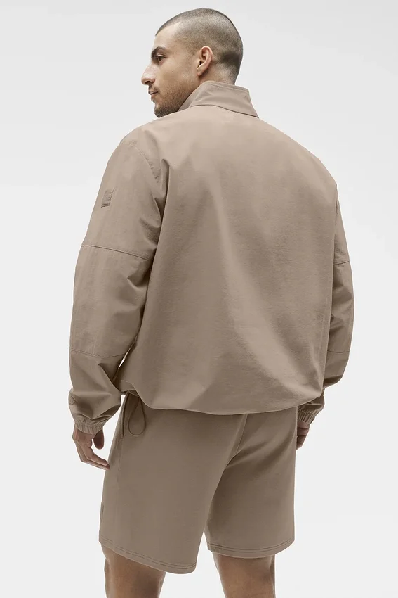 Light Weight Takeaway Track Pullover - Gravel
