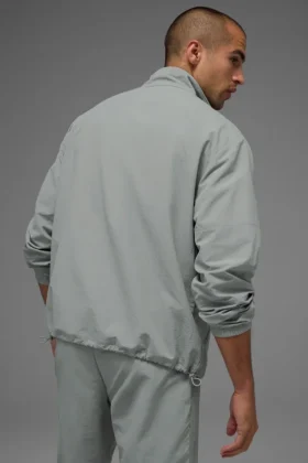 Light Weight Takeaway Track Pullover – Lunar Grey